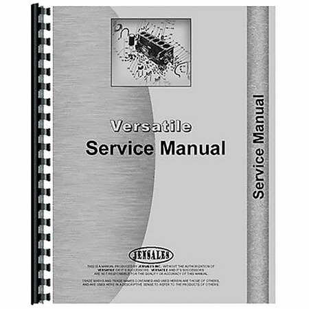 AFTERMARKET Versatile 895 Tractor Chassis Only Service Manual RAP82403